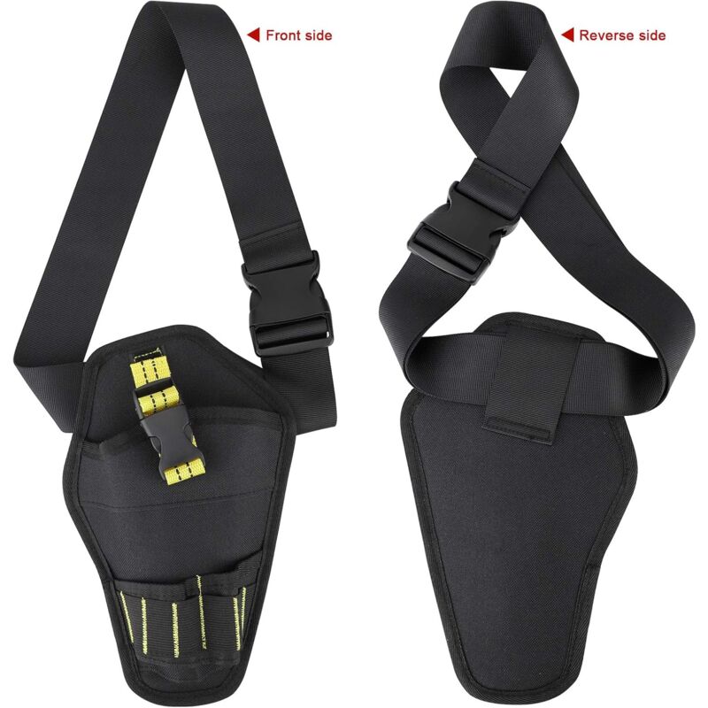 Tool Belt, Tool Holster Belt With Adjustable Belt And Open Loops For Storing Tools And Drill - Image 1