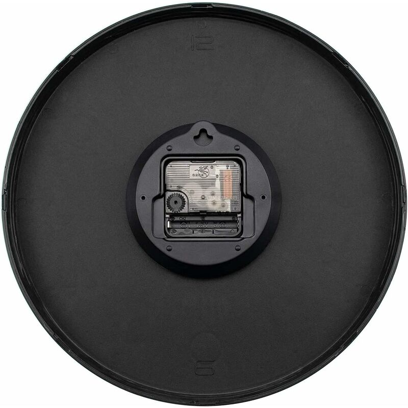 12 Inch Modern Wall Clock, Battery Operated Silent Quartz Kitchen Clock ROund Easy To Read For Home/Office/School, - Image 2