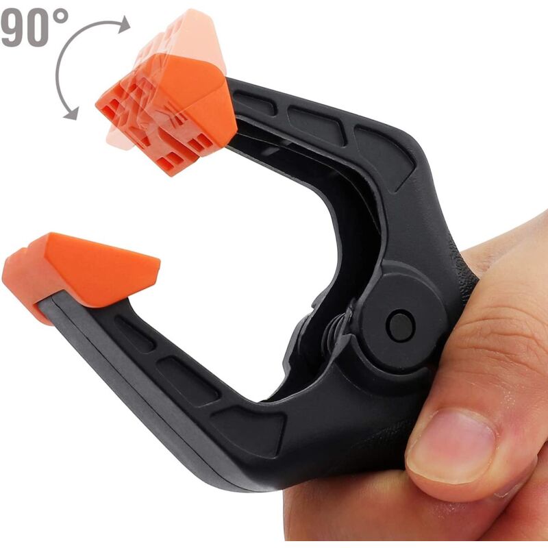 Plastic Spring Clamps, 8 Pieces, Opening Up To 25.4Mm, Clamp For Decoration, Woodworking And Photography Studio - Image 2