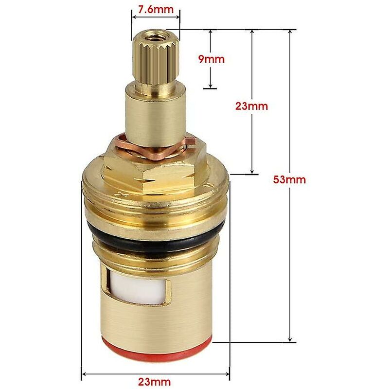 2 pcs Ceramic Disc Head, 1/2