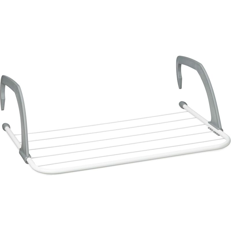 Clothes Dryer - Hanging Clothes Airer For Radiator And Balcony, Small Size, Large 3M Drying Capacity, White, 50Cm Length - Image 1