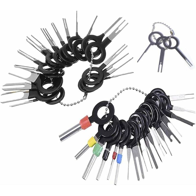 39 pcs Terminal Removal Tool Kit Terminal Removal Tool Connector Pin Extractor Car Electrical Wiring Crimp Connector - Image 1