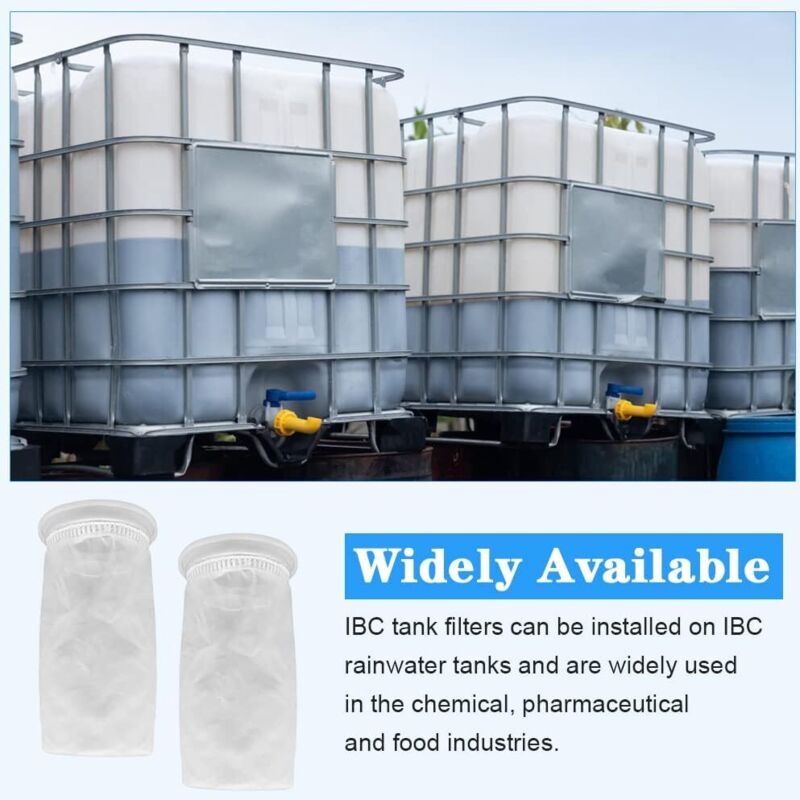 2 pcs Nylon Ibc Filter, Ibc Rainwater Tank Filter Washable Ibc Replacement Filter Nylon Lid Filter - Ibc Tank Lid - Image 3