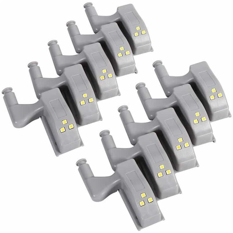 10 pcs LED Hinge Sensor Light For Cupboard Wardrobe Kitchen Night Lamp Wardrobe Cabinet Night Light - Image 1