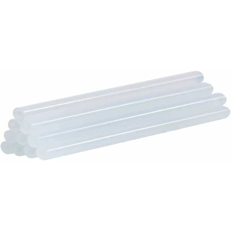 10 Clear Hot Glue Sticks 7 X 100Mm - Extra Strong Glue For Hot Glue Gun, Solvent Free, Fast Drying - Image 1
