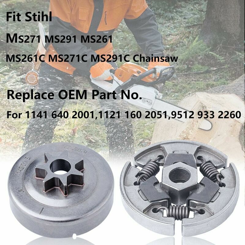 Clutch Drum .325 Clutch Drum Bearing Kit For Stihl Ms261C Ms271C Ms291C Ms240 Ms260 Ms270 Ms280 Chainsaw Replacement - Image 4