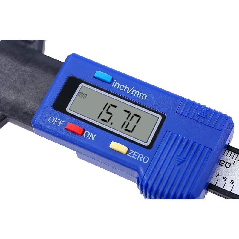 Digital Tire Depth Gauge Caliper Carbon Fiber For Car Motorcycle Vans Trucks 40141563 - Image 4