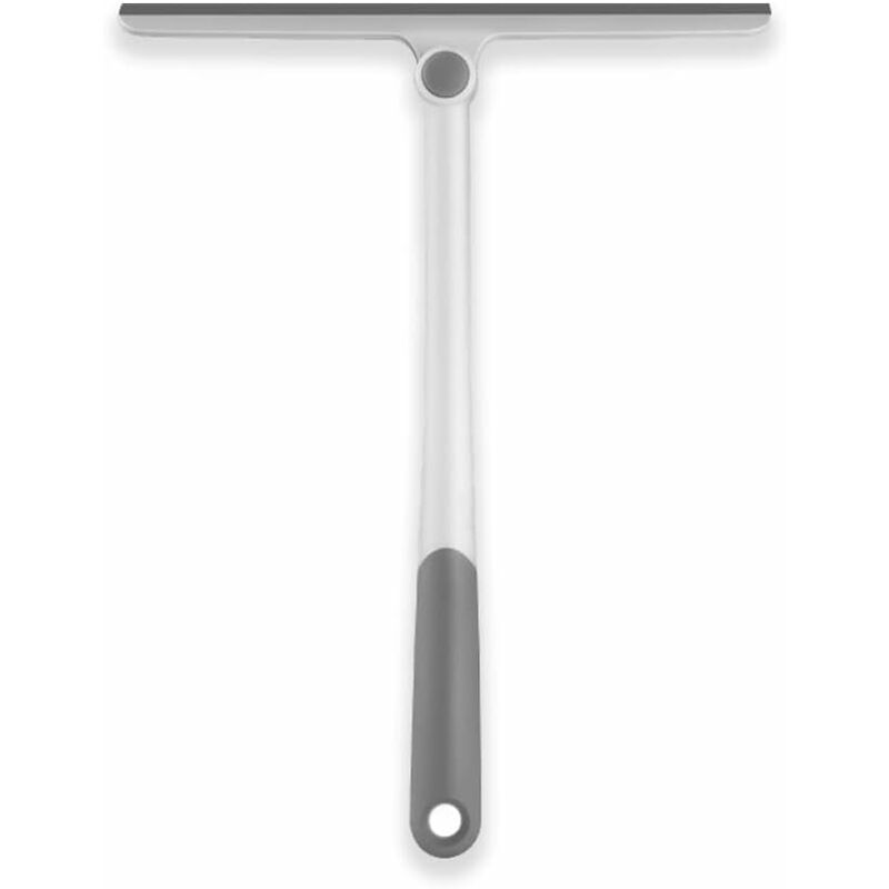 Silicone Shower Squeegee, White Shower Glass Squeegee, Multi-Purpose Silicone Squeegee For Windows, Mirrors, Glass, - Image 1