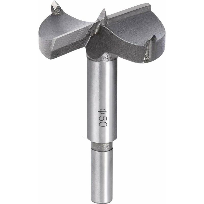 Wood Drill Bits, 50Mm Carbide Wood Cutter, Installing Wooden Spherical Doors, Drawers, Plywood, Quickly Helps You Make - Image 1