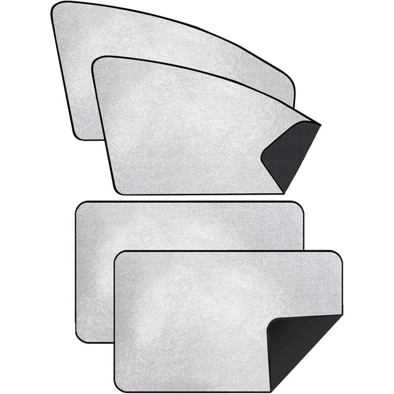 Car Sun Shade - Car Curtain For Baby/Kids/Pets/Adults Car, With Uv Protection, Privacy Protection, Silver - Image 1