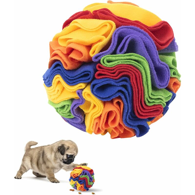 Dog Snuffle Mat Ball, Dog Play Mat, Interactive Dog Toy, Puzzle Slow Feeding Snuffle Mat, Stress Release For Small - Image 1