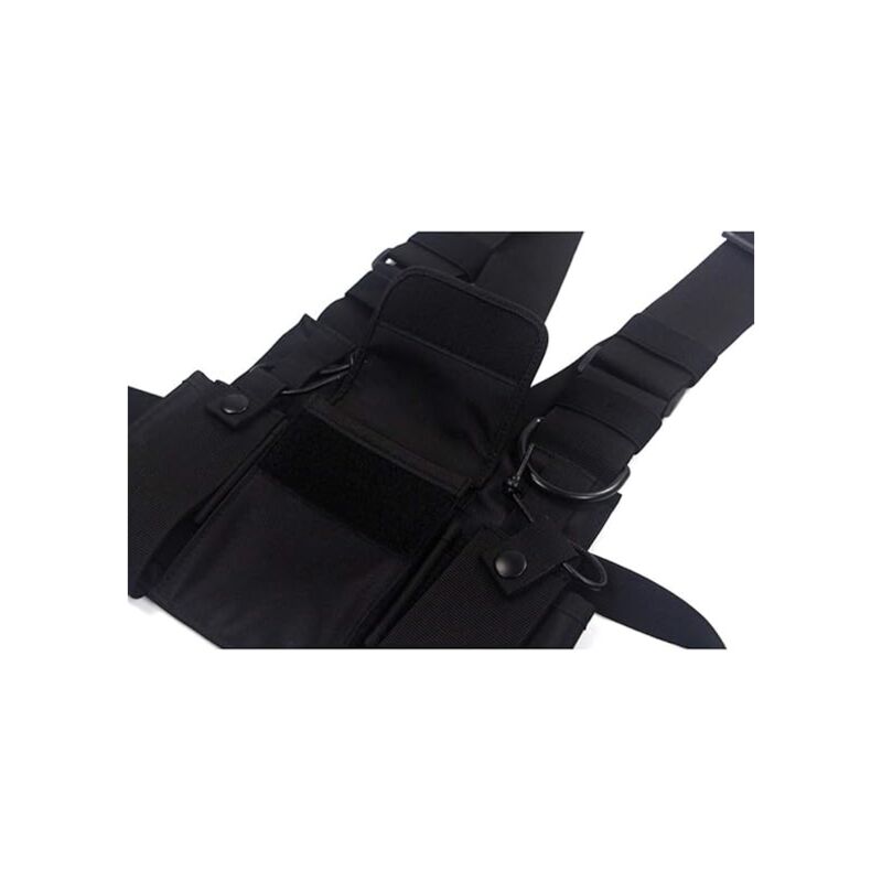 Crossbody Bags Chest Bag Hip Hop Streetwear Men Functional Waist Bags Adjustable Pockets Vest - Image 4