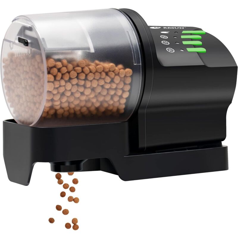 Aquarium Fish Feeder, Multifunctional Adjustable Automatic Food Dispenser Plug In Turtle Vacation Feeder Resun Af2020 - Image 1