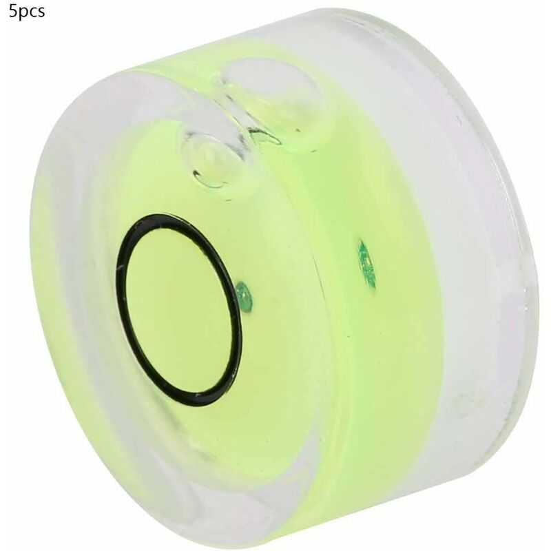 5 pcs ROund Spirit Levels, Mini Circular Bubble Level Inclinometers, Circular Spirit Level For Tripod, Phonograph, - Image 4