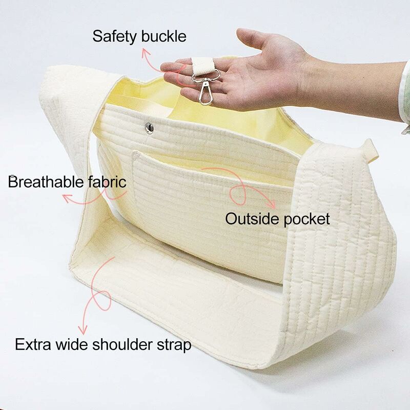 Dog And Cat Carrier Bag, Portable Hands-Free Pet Carrier With Wide And Breathable Shoulder Strap, Suitable For Small - Image 2