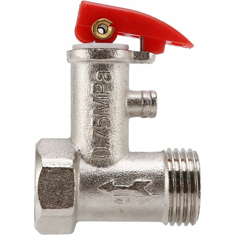 1/2 Pt Sleeve Electric Water Boiler Safety Valve 0.75Mpa Temperature And Pressure Relief Valve For Water Heater System - Image 1