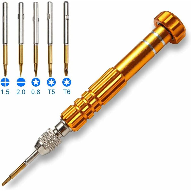 5-In-1 Multifunctional Precision Magnetic Small Pocket Screwdriver For Eyeglasses, Smartphones, Tablets, Watches, - Image 1