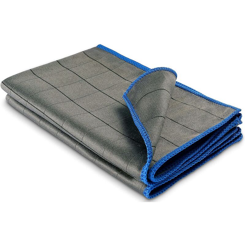 4X Professional Microfiber Glass Cloths 400Gsm - Streak-Free Cleaning Of Windows, Glasses - Extremely Absorbent, - Image 1