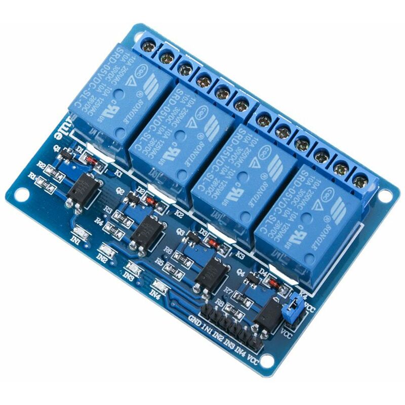 5V Dc Relay Module ４ Channels With Optocoupler ４-Channel Relay Module For Mega 2560 1280 Dsp Arm Pic Avr Stm32 - Image 3