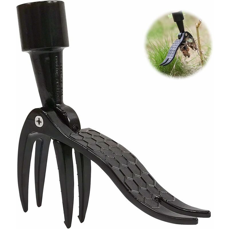 Tools Garden Manual Weeder Knife, Gardening Weed Puller Claw Tool, Hand Weeder Tool With 4 Claws, DAndelion Weed Puller - Image 1