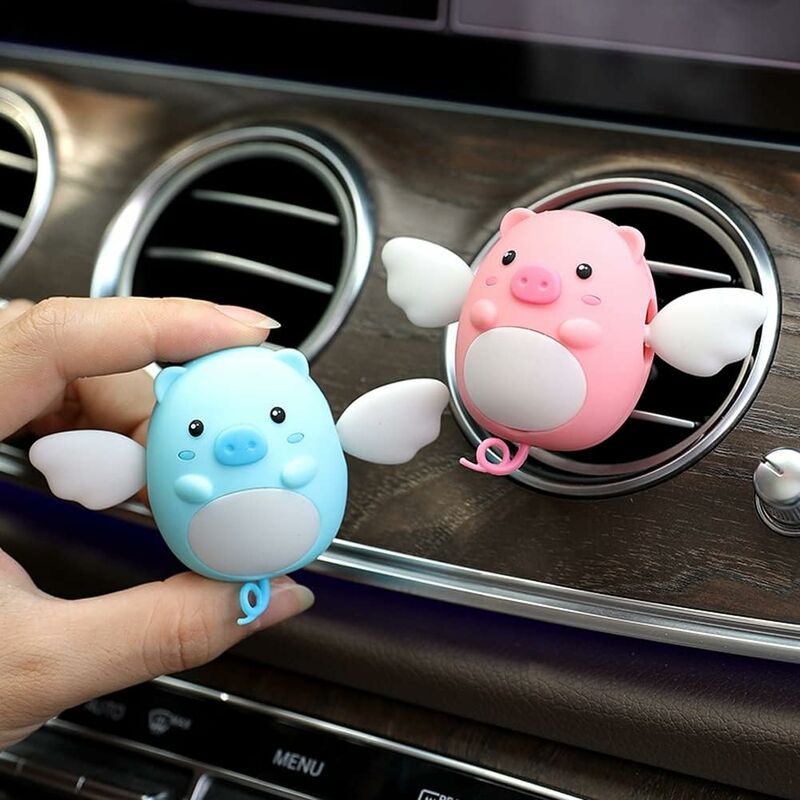 Car Vent Clip Pig Decoration, Cute Car Air Conditioning Vent Clip Air Outlet Clip Car Diffuser Charm For Most - Image 3