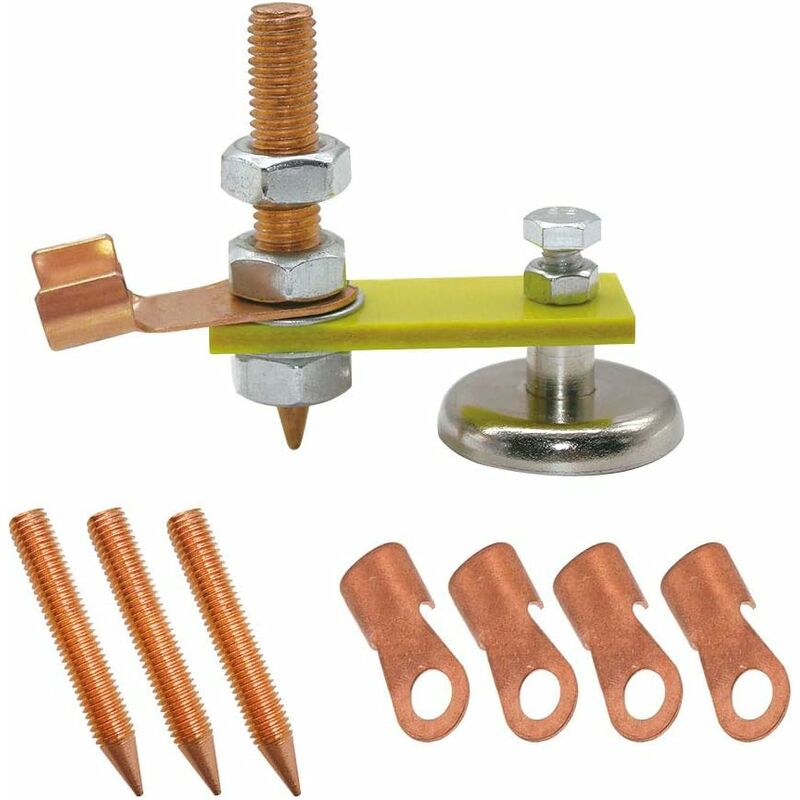 Welding Magnet Head, Welding Accessories Tool Welding Accessories Magnetic Ground Clamp For Welding - Image 1