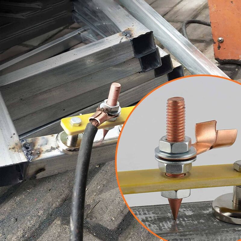 Welding Magnet Head, Welding Accessories Tool Welding Accessories Magnetic Ground Clamp For Welding - Image 4