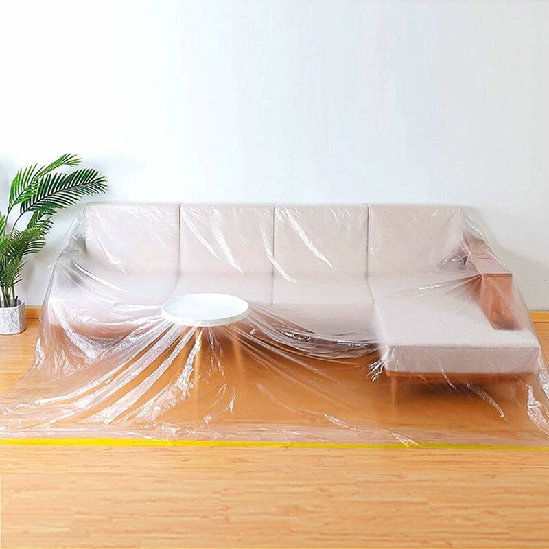 Sofa Cover Durable Waterproof Dustproof Furniture Cover,270Cm15M - Image 1