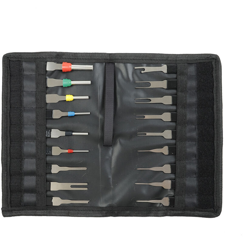 Terminal Extractor - 18 pcs Terminal Removal Tool Kit - High Hardness - No Rust - No Deformation - Car Electrical - Image 1