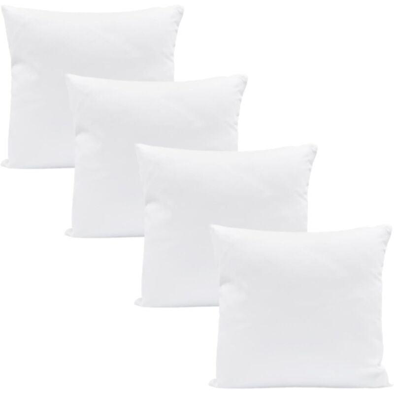 Microfiber Quilted Pillow 40X40 Cm - Sleeping Bed Pillow White Pillow White Filling Pillow - 4 pcs Set - Image 1