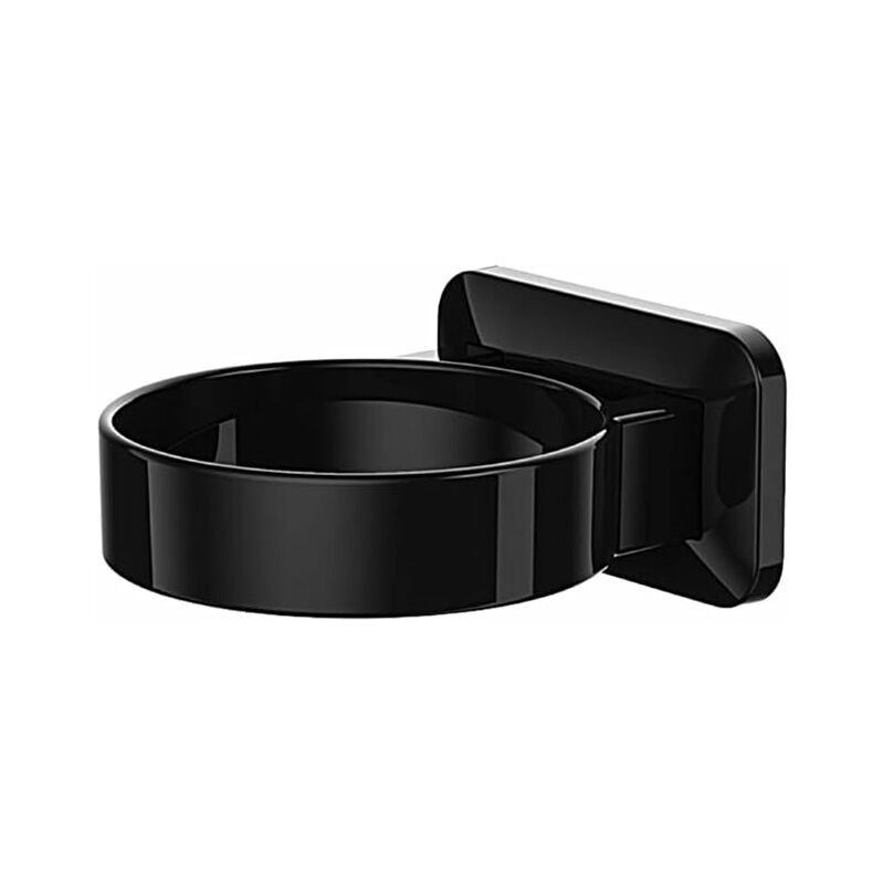 Hair Dryer Holder Wall Mounted Hair Dryer Holder Plastic Hair Dryer Holder No Drilling Hair Dryer Storage Organizer - Image 1