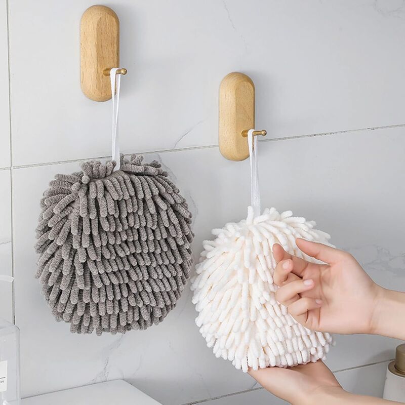2 Pieces Hand Towels Bath Towels Kitchen Hand Towels Plush Absorbent Towels Hanging Hand Towel Terry Hand Towel Quick - Image 1