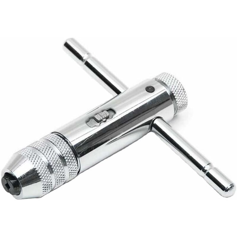 T Bar Handle Ratchet Tap Holder, Adjustable Tap Wrench With 5 pcs M3-M8 3Mm-8Mm Metric T-Shaped Plug Machine Screw - Image 4