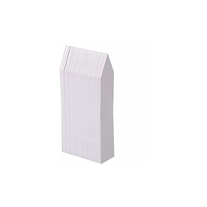 100 pcs Plastic Plant Label, White Plastic Garden Tag 10X2Cm - Image 1