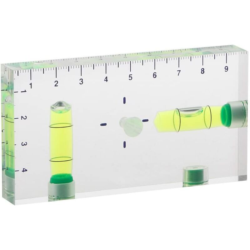 Mini High Precision Two-Direction Transparent Magnetic Spirit Level - Image 1