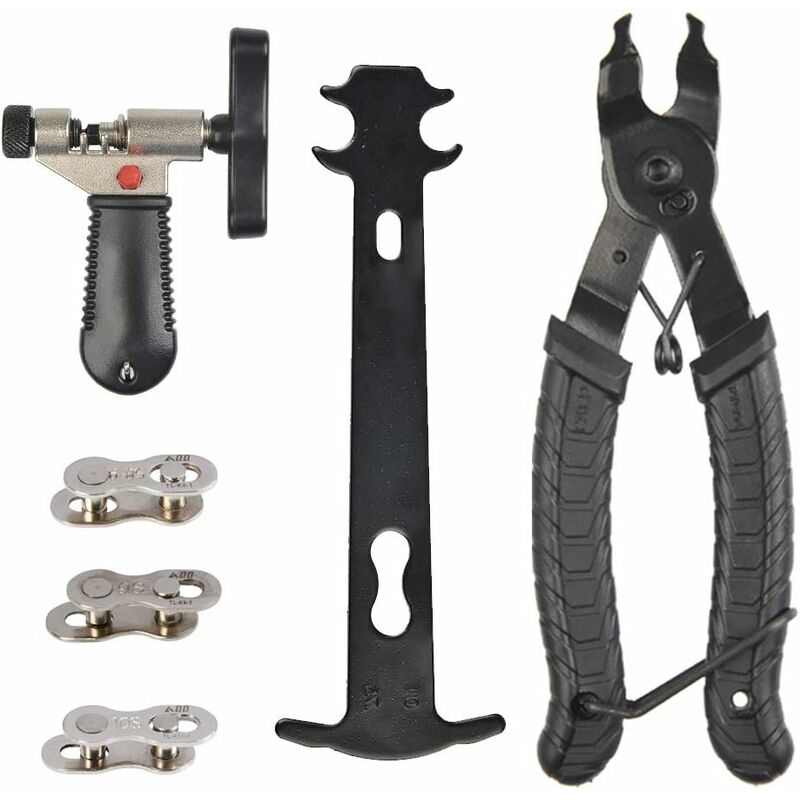 9 In 1 Bicycle Repair Tool, Bike Chain Tool Professional Bike Chain Repair Tool Kit Bicycle Link Pliers - Image 1