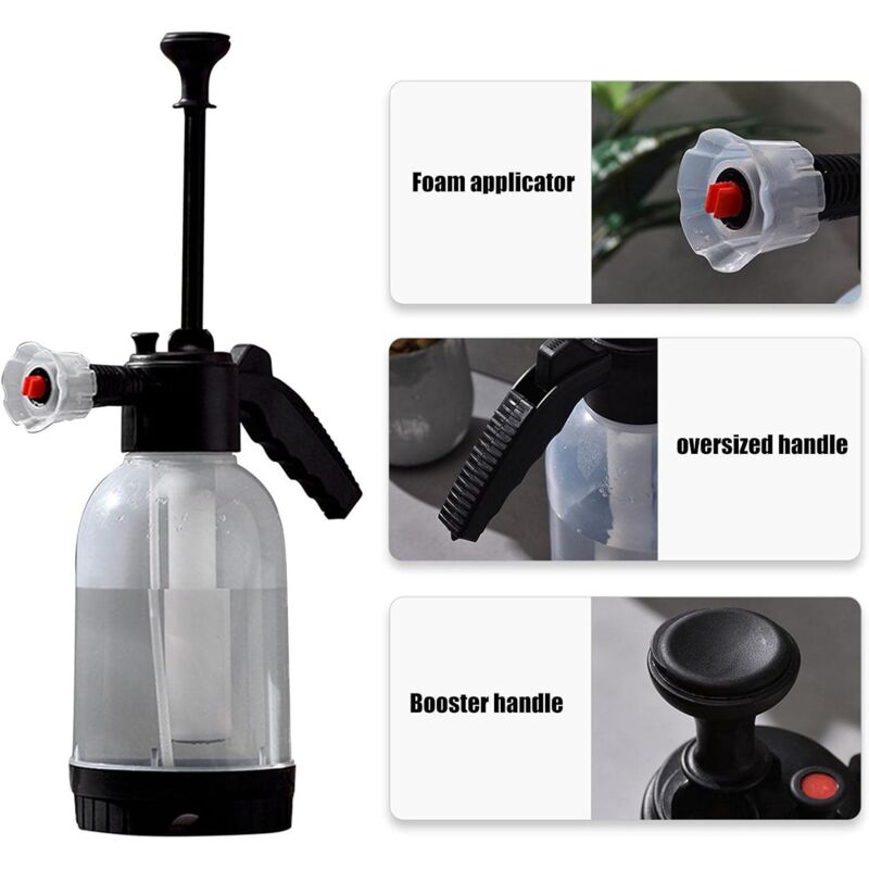 Pressure Sprayer, 2L Portable Lawn Foamer - Rich Foam Spray Tool For Home, Lawn, Garden, Car Detailing - Image 4