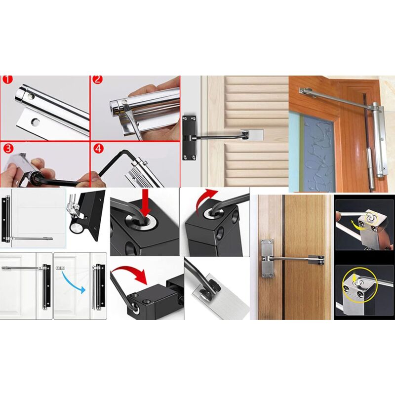 Spring Door Closer, Building Hardware, Surface Mount, Fire Door, For Home And Commercial Use - Image 3