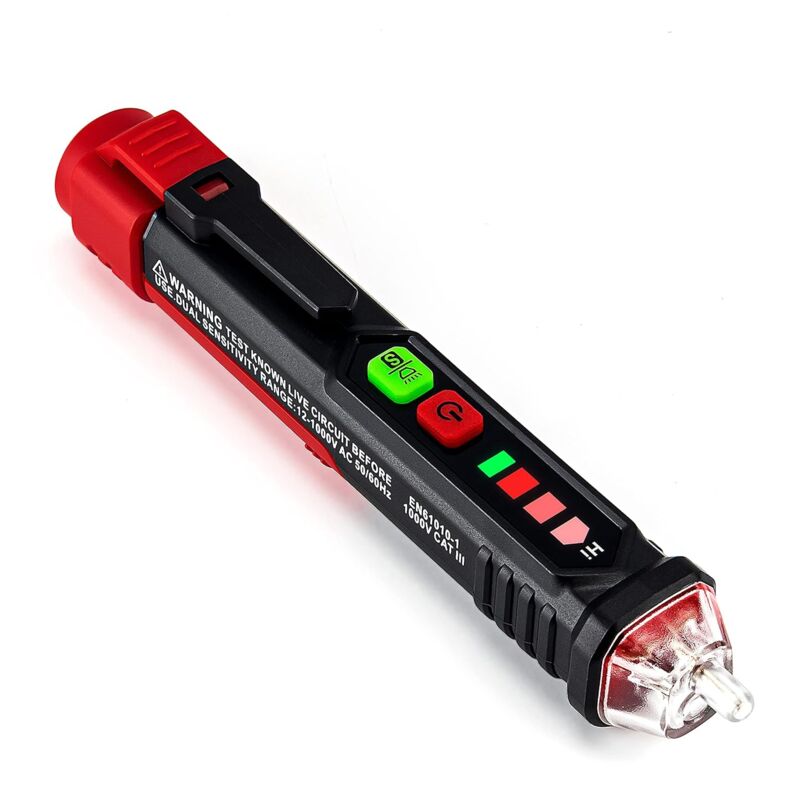 Non-Contact Voltage Detector, Voltage Tester With Adjustable Sensitivity Non-Contact Voltage/Phase Tester, Current - Image 1