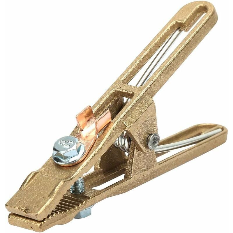 Welding Ground Clamp, 260A Heavy Duty Brass Jaw, Welding Earth Clamp For Welder Welding Station - Image 1
