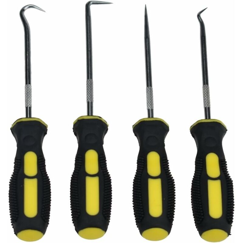 Precision Hook Pick, Oil Seal Hook, High Quality Oil Seal O-Ring Puller, 4 pcs - Image 1