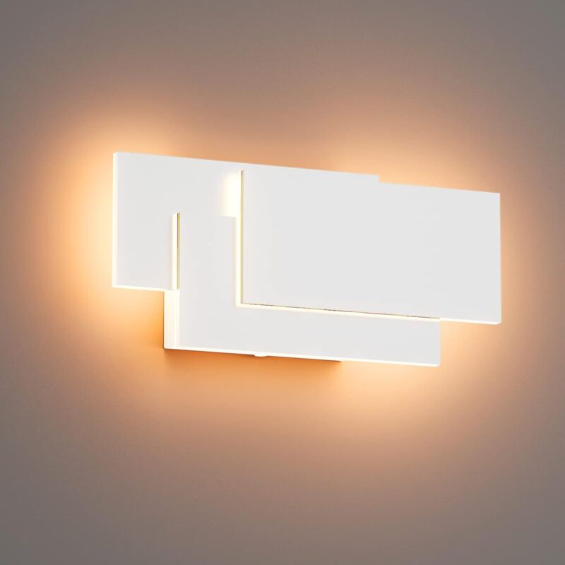 Wall Light, 12W Wall Lamp, Ip20 Waterproof Wall Lighting, Modern Design Elegant Bedroom, Hallway Wall Light, Warm - Image 4