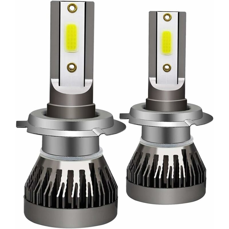 H7 Car Headlight Mini LED Lamp Bulbs Car Headlight Kit 6000K LED Lamp 2 pcs - Image 1