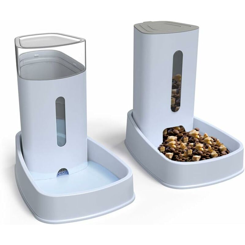 Automatic Water/Dog Feeder Fountain - 3.8L X 2 Pieces - Dog/Cat/Dog Food Feeders And Waterers Accessories Cat/Dog/Pet - Image 1