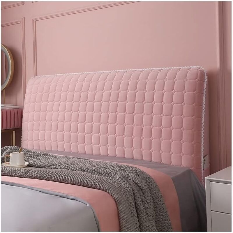Headboard Cover 160Cm, Headboard Cover Protector With Stretch Side, Washable Dustproof Headboard Cover Thickened - Image 1