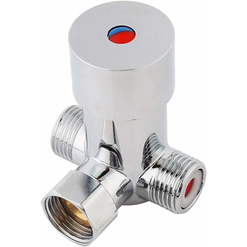 3 Way Mixer Tap - Water Mixer Temperature Control For Automatic Faucet In Bathroom - Image 1