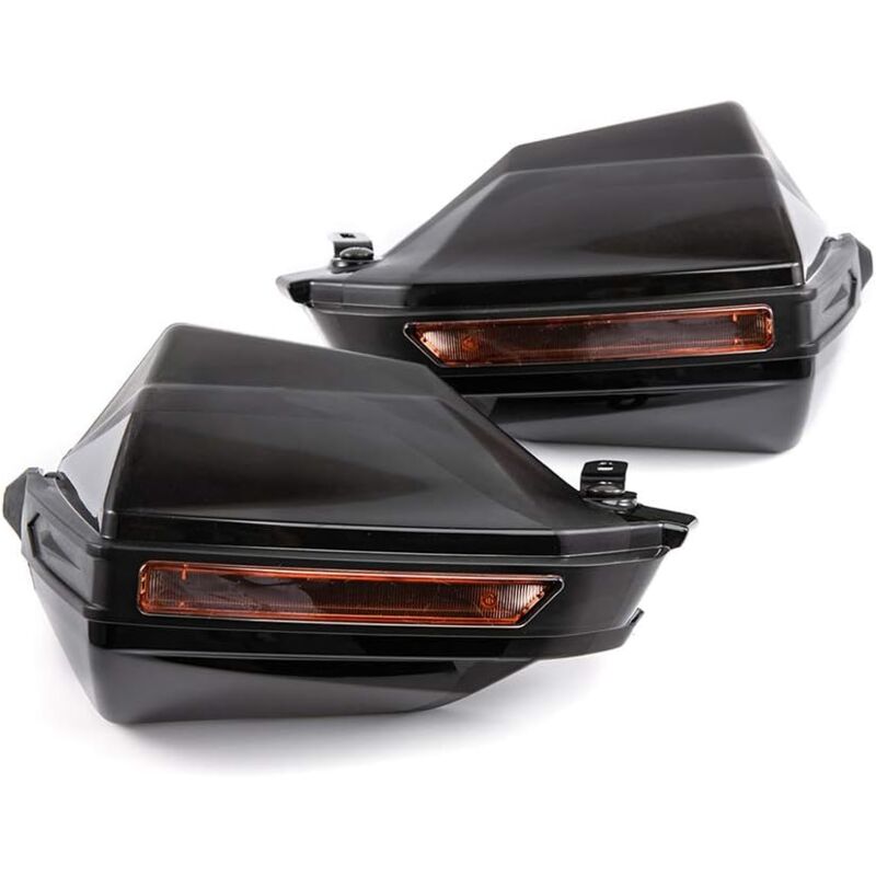 Motorcycle Hand Guard Handle Shield Motorbike Motocross Scooter Windproof Handlebar Protective Gear - Black - Image 2