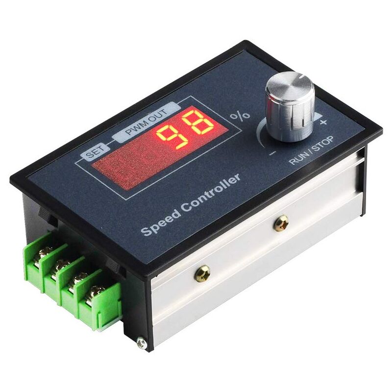 Pwm Dc Motor Speed Controller (Pwm) Dc 6-60V 12V 24V 36V 48V 30A Adjustable Speed Motor Speed Regulator With ROtary Knob - Image 1