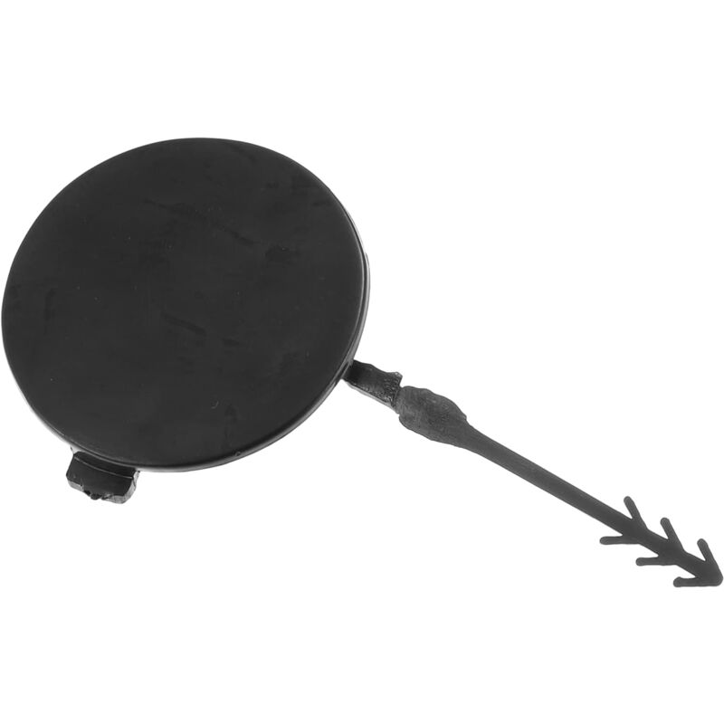 Car Front Tow Bumper Hook Cover 8K0807241 Eye Cover Trailer Cap Black - Image 1