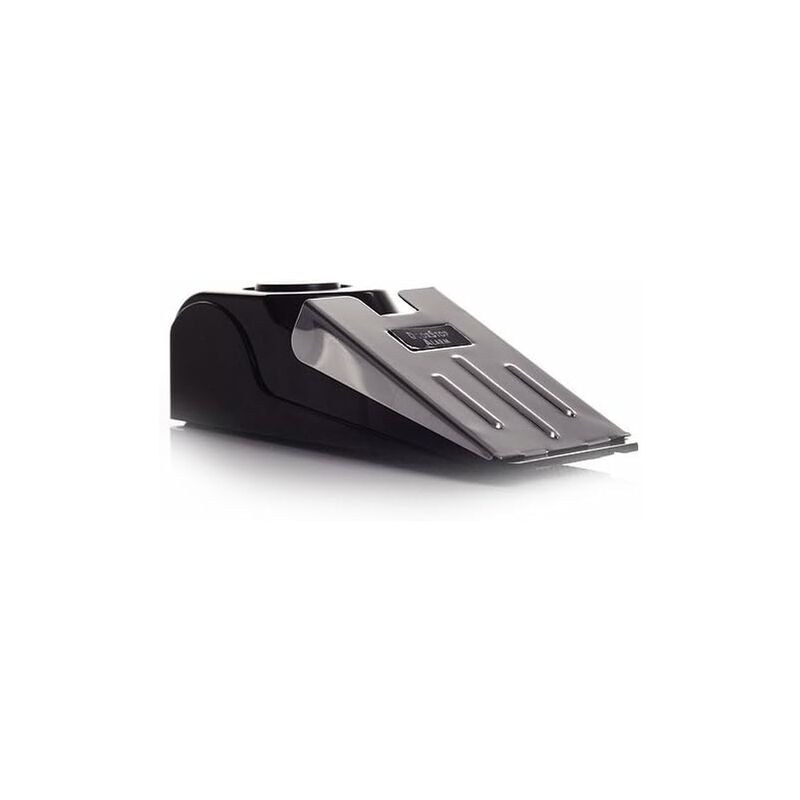 Mini Wireless Vibrator Triggered Wedge Shaped Door Stopper Alert Home Security System Door Alarm Block Jammer Black - Image 3